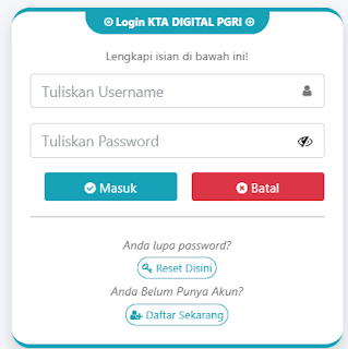 Register PGRI Pidie - Persatuan Guru Republik Indonesia Cabang Pidie